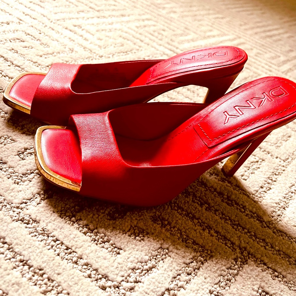 DKNY Red Sandals size 8
